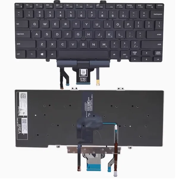 

Новая клавиатура для ноутбука с подсветкой в США для DELL LATITUDE 5411 7400 5410 5402