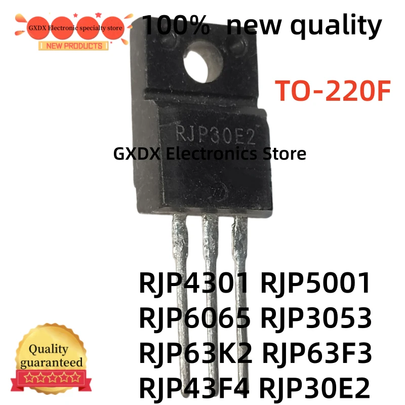 10-20-30 units 100% new RJP63K2 RJP63F3 RJP3053 RJP4301 TO220F RJP6065 RJP5001 RJP43F4 RJP30E2 TO-220F in stock
