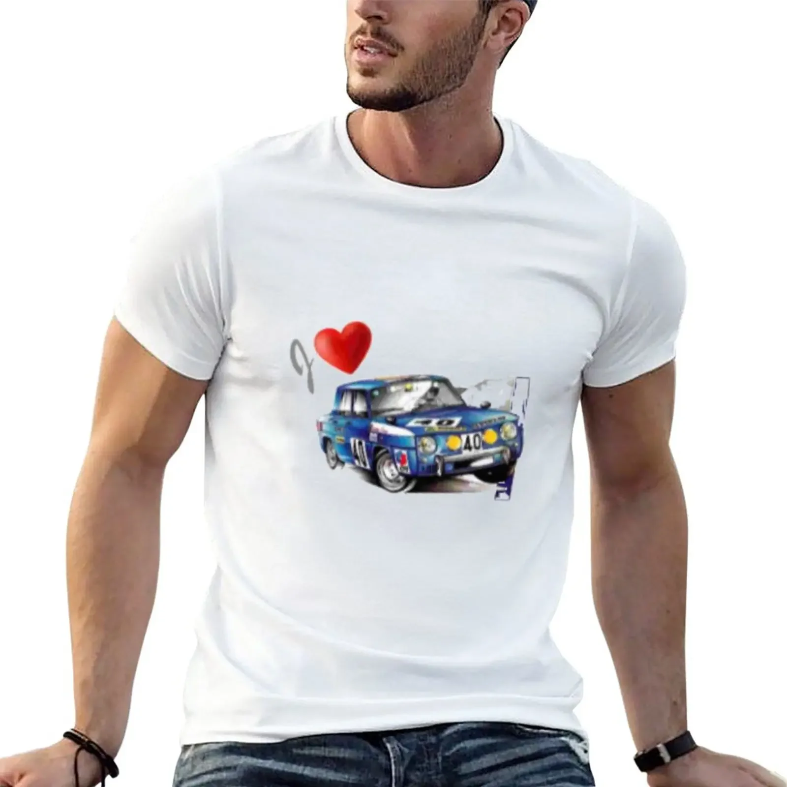 R8 GORDINI T-Shirt anime clothes oversized mens t shirts pack