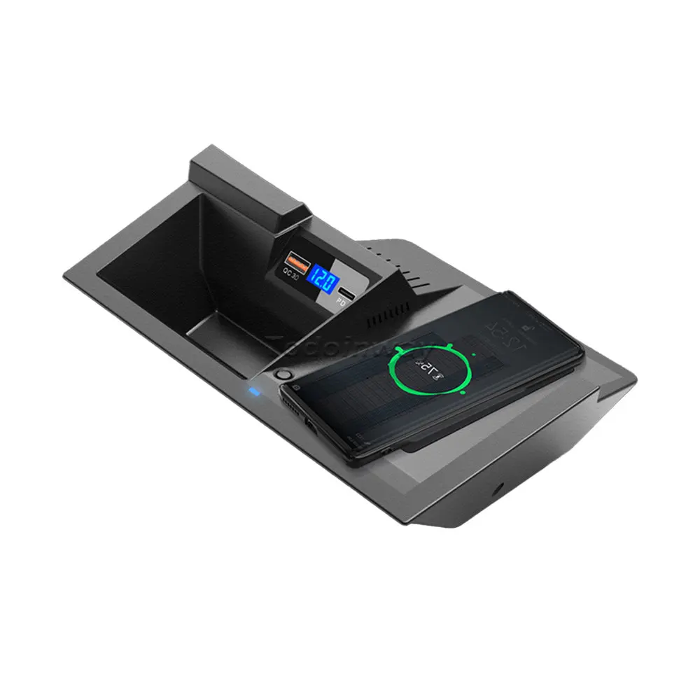 15W Car Wireless Charging Pad for Mazda CX-5 CX5 2017 2018 2019 2020 2021 Phone Charger Mobile Holder Fast Charge Accessories