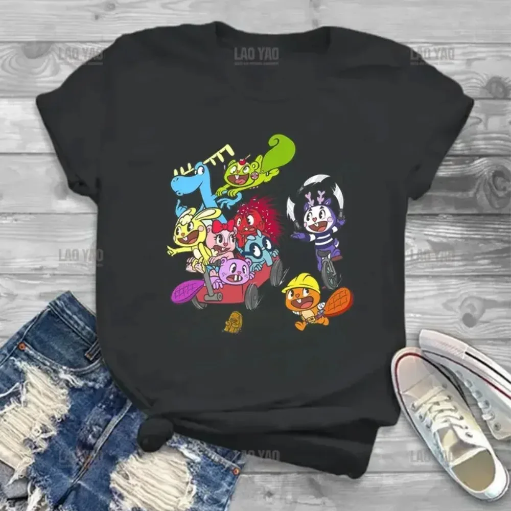 2025 夏の漫画アニメーション Tシャツかわいいすべてのキャラクター