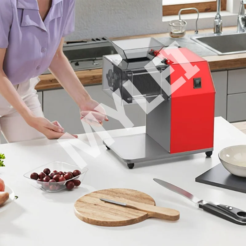 Desktop Automatic Small Pork Slicer, Vegetable Slicer, Slicer,   Used in Commercial Restaurants