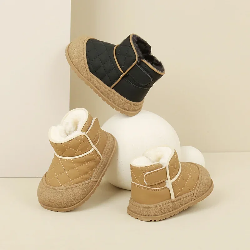 Baby Snow Boot Plush Thick Cotton Shoe Winter New Warm Baby Walking Shoe Waterproof Boy Gilr Shoe Kids Winter Shoes Uggs Slipper