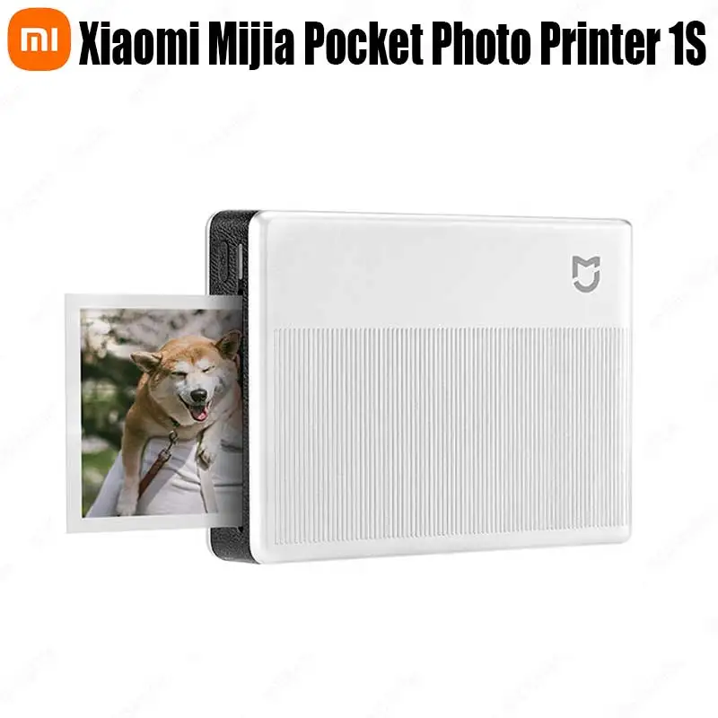 Xiaomi Mijia Pocket Photo Printer 1S AR Photo Printing  Multiple Colors Pocket Portable Lightweight Portable Shared Printing