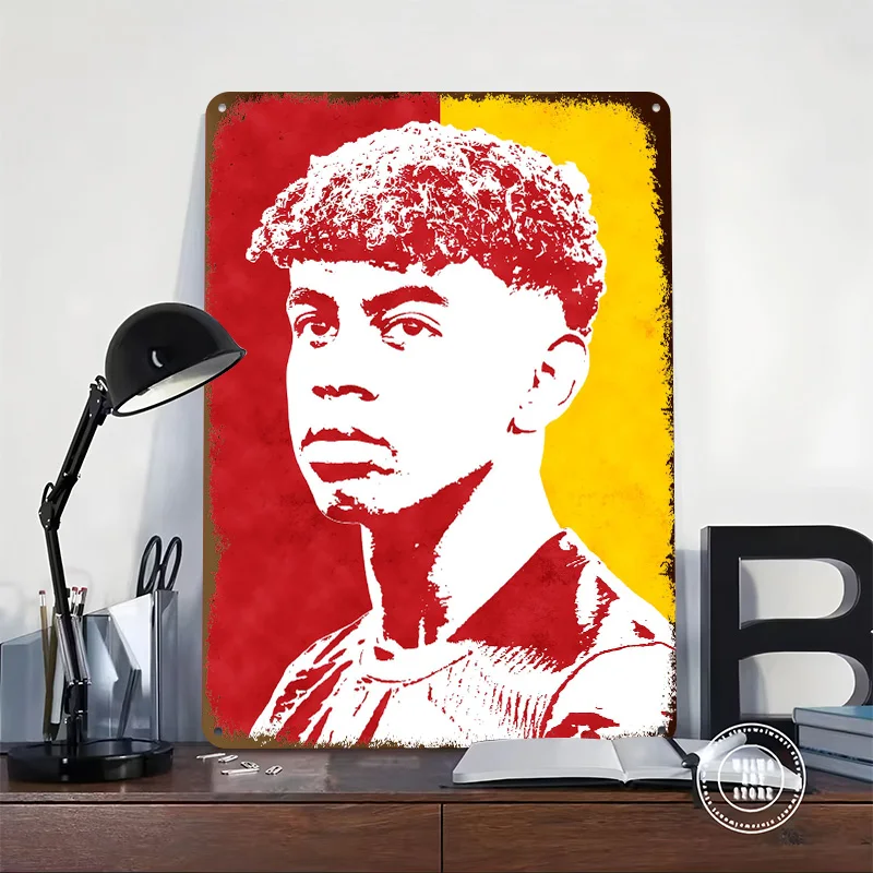 19 Lamine Pop Art Poster Retro 3D Printed Metal Signs Customized Wall Hanging Gift for Vintage Home Decor Living Room Decoration
