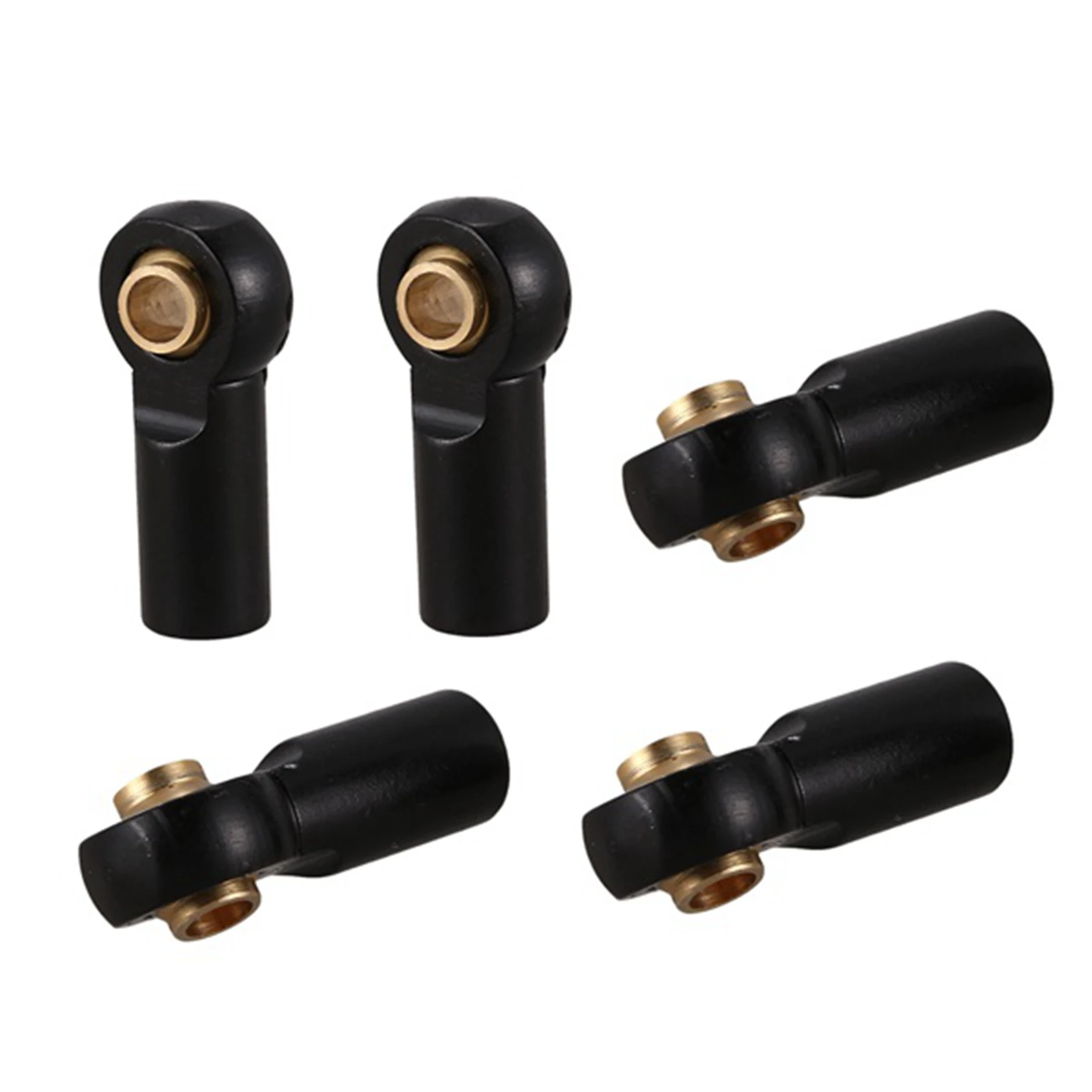 【NEW USER EXCLUSIVE】30Pcs Metal M3 Link Tie Rod End Ball Joint For 1/10 RC Car Crawler AXIAL SCX10 D90 D110 Tamiya CC01,Black