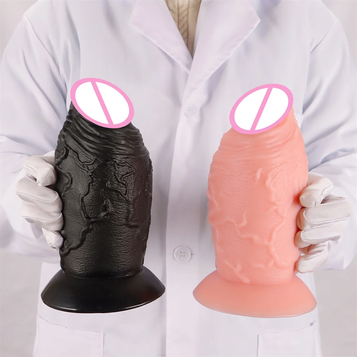 18+ 9.5cm Xxl Big Dildo Xxl Penetration Fat Penis Dick 3 Size Black Realistic Dildos Anal Suction Strapon Dildo Sexy TоY Xxl