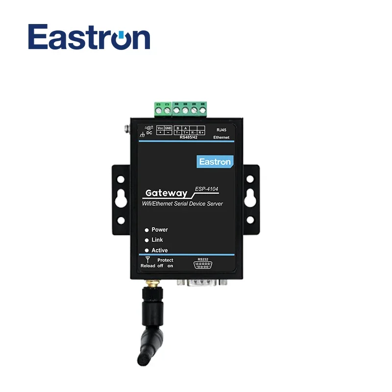 Imagem -02 - Eastron-servidor de Dispositivo Serial sem Fio Esp4104 Módulo Wifi Rj45 Ethernet para Rs232 Rs485 Conversor Rs422