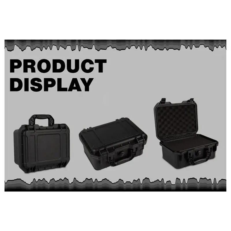 ABMI-2X Toolbox Safety Protector Box Organizer Hardware Storage Tool Case Impact Resistant Equipment Instrument Box,