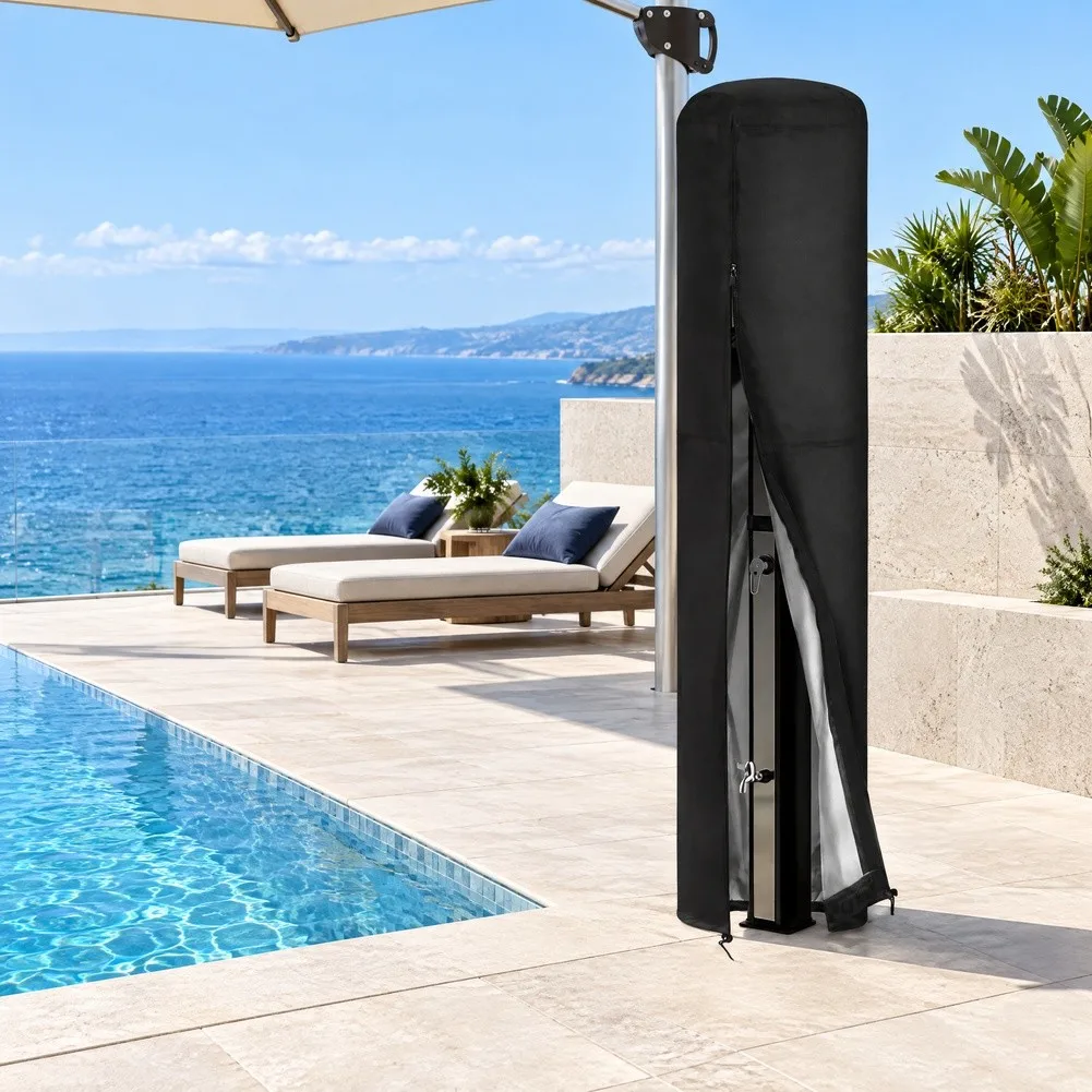 1pc Solar Shower Cover Water For Proof Garden Shower And Outdoor Robust Oxford For Solar And Outdoor Showers