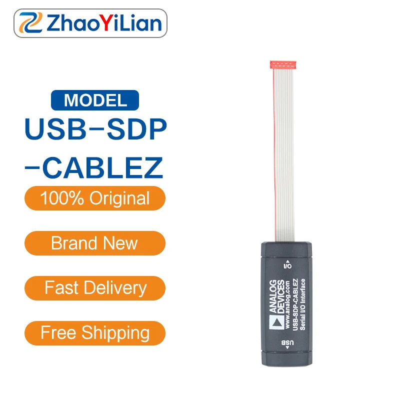For USB-SDP-CABLEZ ADI USB To Serial I/O Interface Cable I2C SPI GPIO For Analog Devices Eval Boards