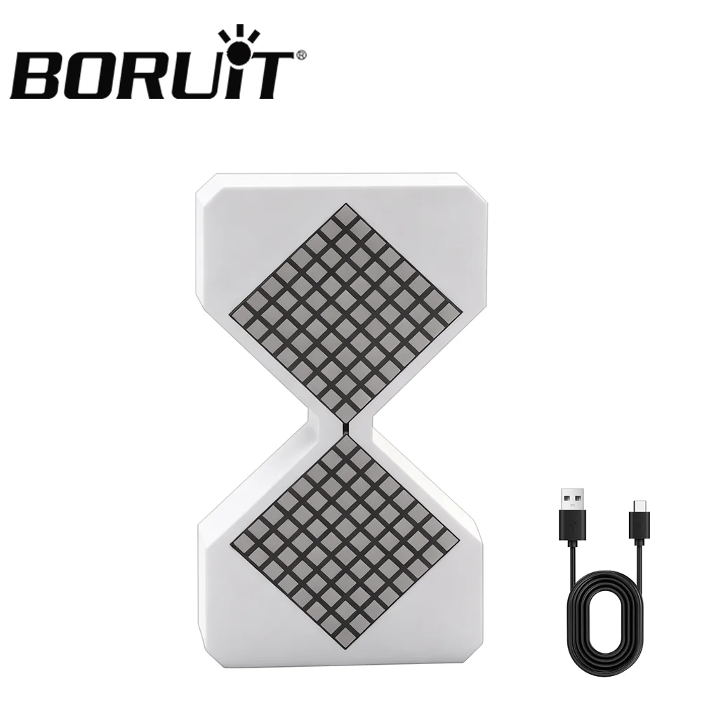 BORUiT LED Digital Gravity Sensing Timer For Self-study Rooms Librarys Type-C Rechargeable Waterproof Indoor Night Lights