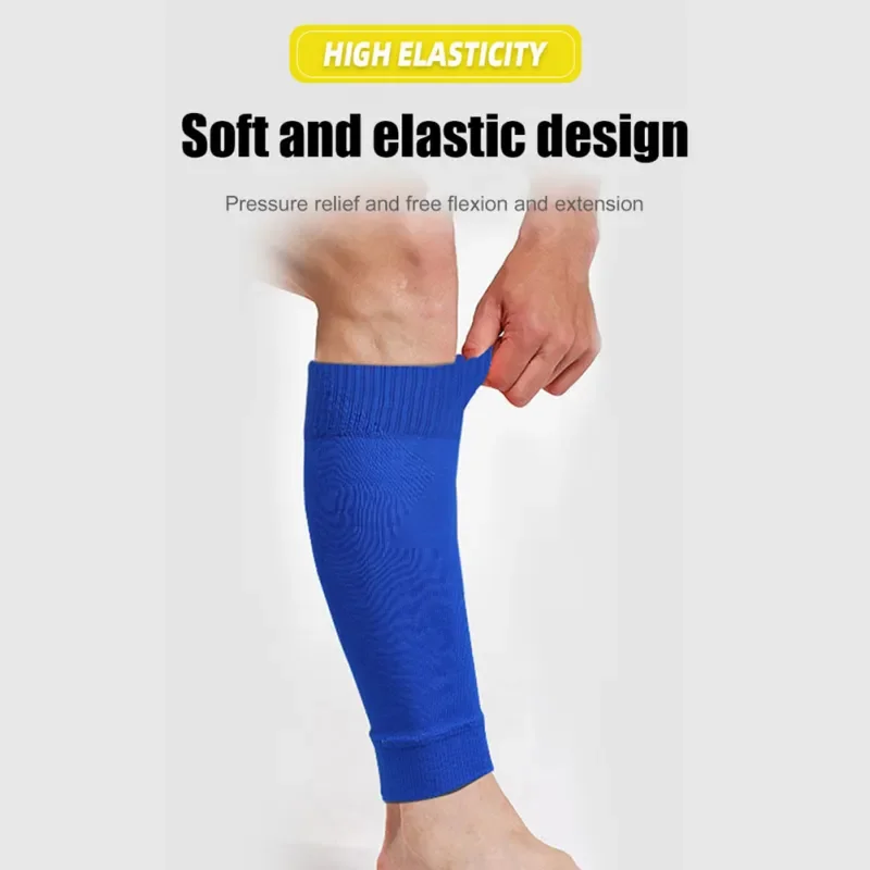 Football Leg Socks, Sweat Wicking Breathable Sports Knee Pads, Joint Knee Protector, Calf Socks Cover