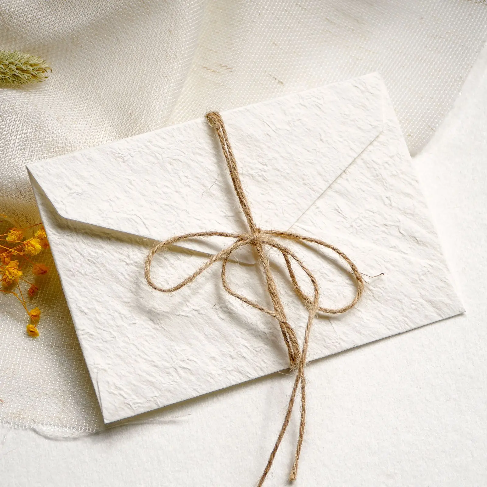 50pcs/lot 16.2x11.4cm Embossed Textured Envelope Relief Linen High-grade Envelopes for Wedding Invitation Busines Stationery