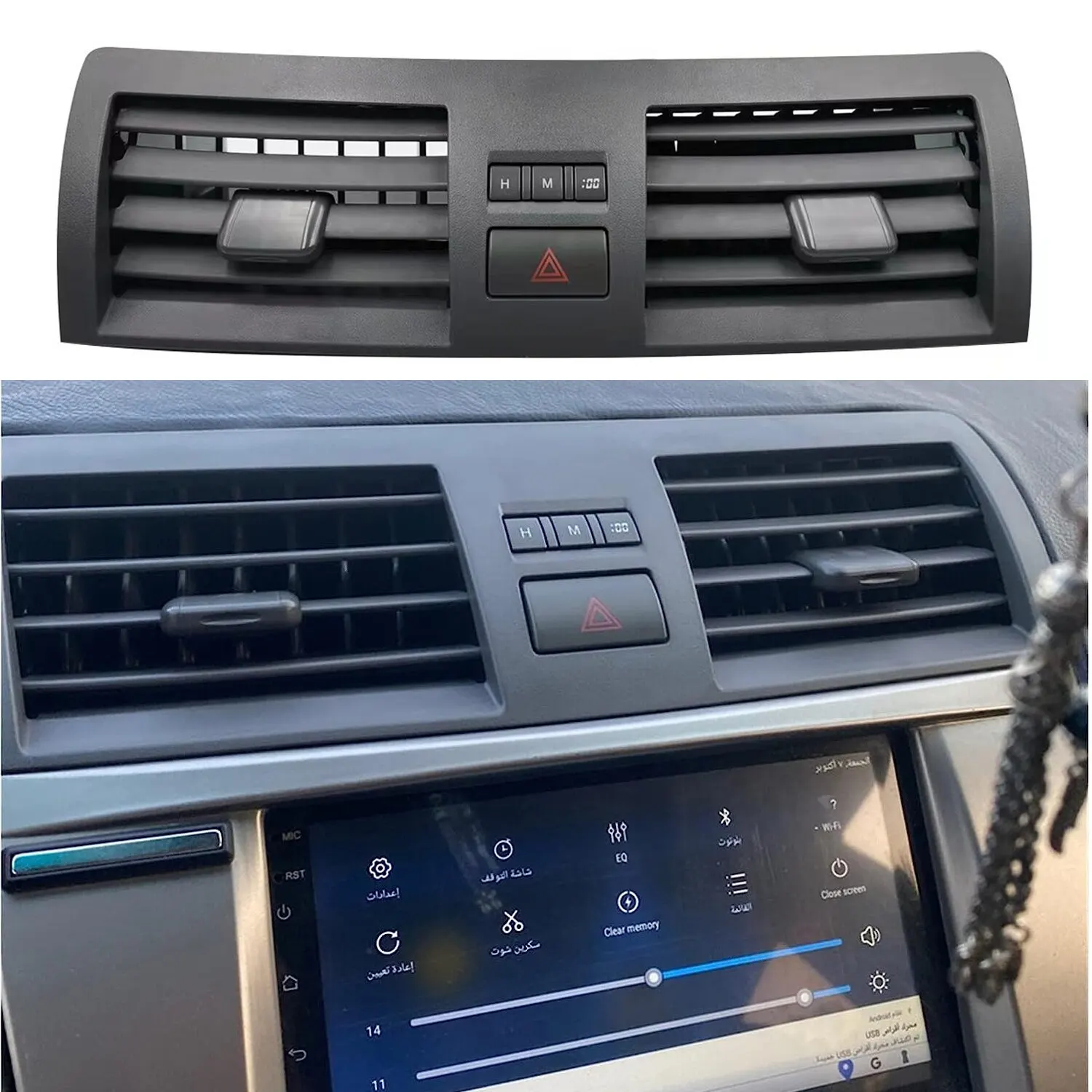 

Car Dashboard Air Conditioning Outlet Panel Grille Cover for TOYOTA Camry 2006 2007 2008 2009-2011