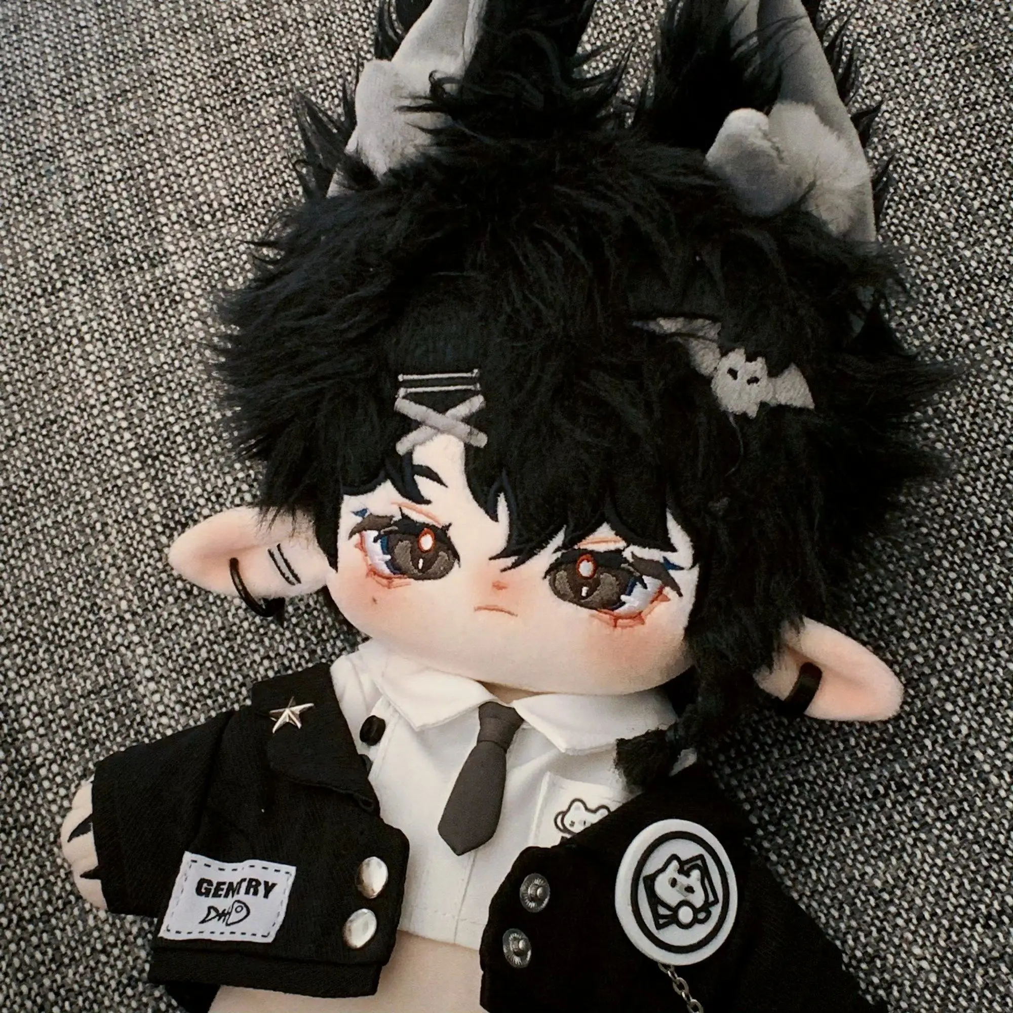 20cm Cotton Doll Handsome Clothes Suits White Leasure Sports Clothing Set Cool Boy Style Black Meow Deacon Hoodless Dolls Cloths