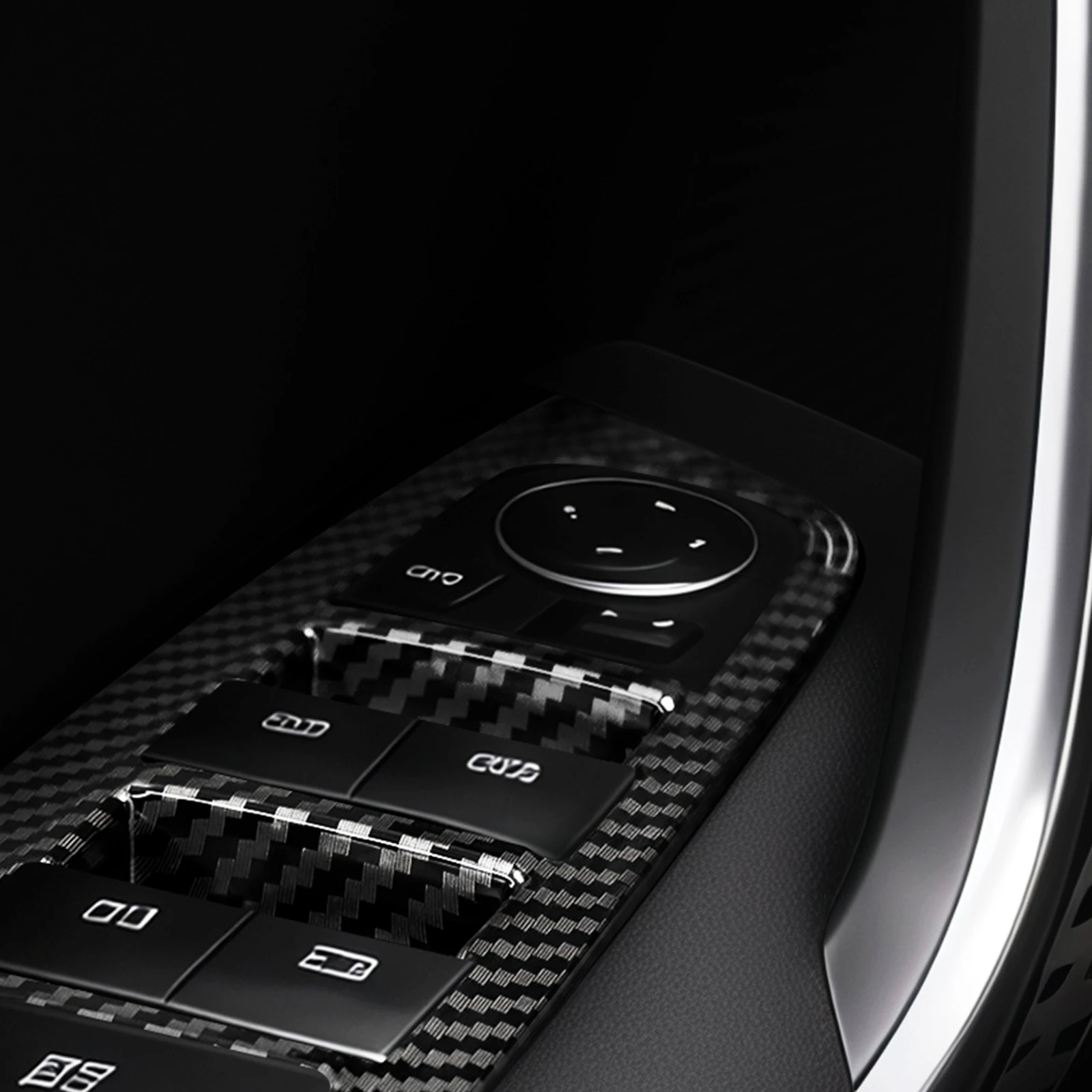 Für Kia Ceed Xceed 2020-2025 Fensterschalter-Abdeckung Türarmlehnen-Verkleidung Auto-Innenausstattung Zubehör Auto-Upgrade-Teil – Detail 5