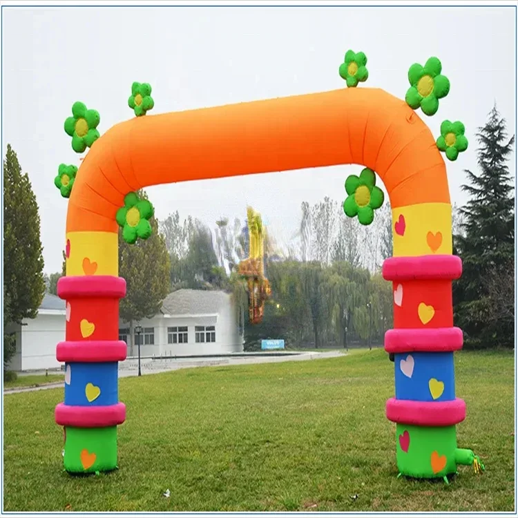 Advertise Equipment For Outdoor Race Sport Party Various Inflatable Halloween Arch Welcome Led