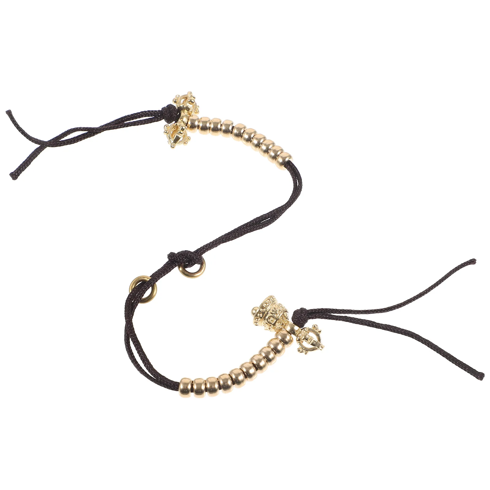 

2Pcs Simple Buddha Bead Counter Durable Metal Rope Material Accurate Counting Practical Meditation Chanting Tool