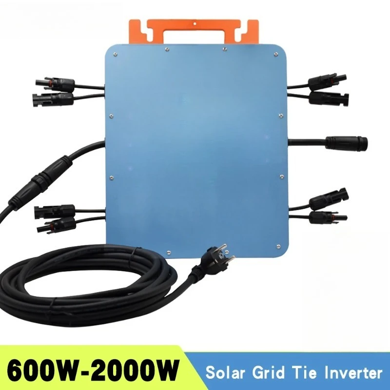 Solar Grid Connected Micro Inverter  2000W DC 22-60V To AC 110V/230V Waterproof IP65 Household Appliance Conver with WiF