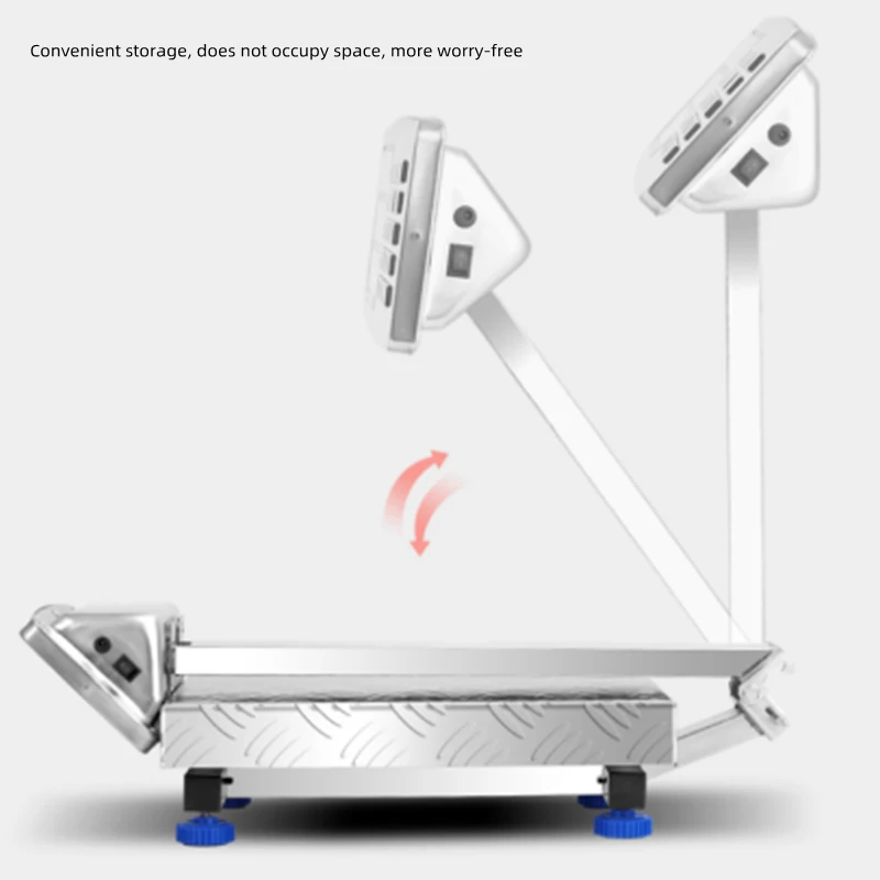 Commercial bench scale stainless steel 150kg electronic scale 100kg scale folding scale stainless steel material waterproof