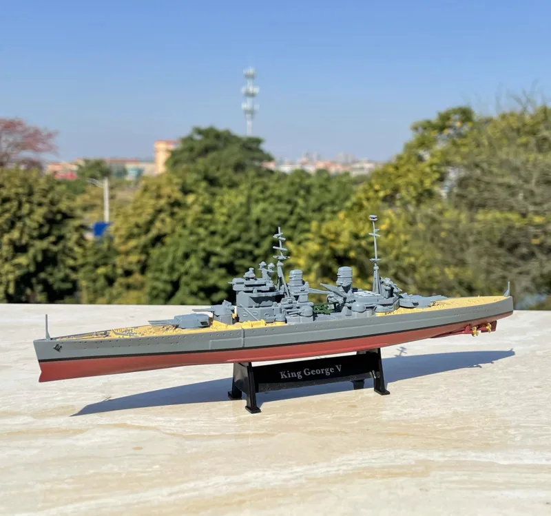 

1/1000 New Arrival Special Price Diecast Metal British King George V Battleship Ship Model Furniture Display Collection Toy
