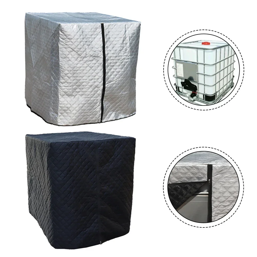Outdoor Use Winter Weather Protection Silver IBC Tank Cover Winter Protection For Water Tanks Thick Insulation