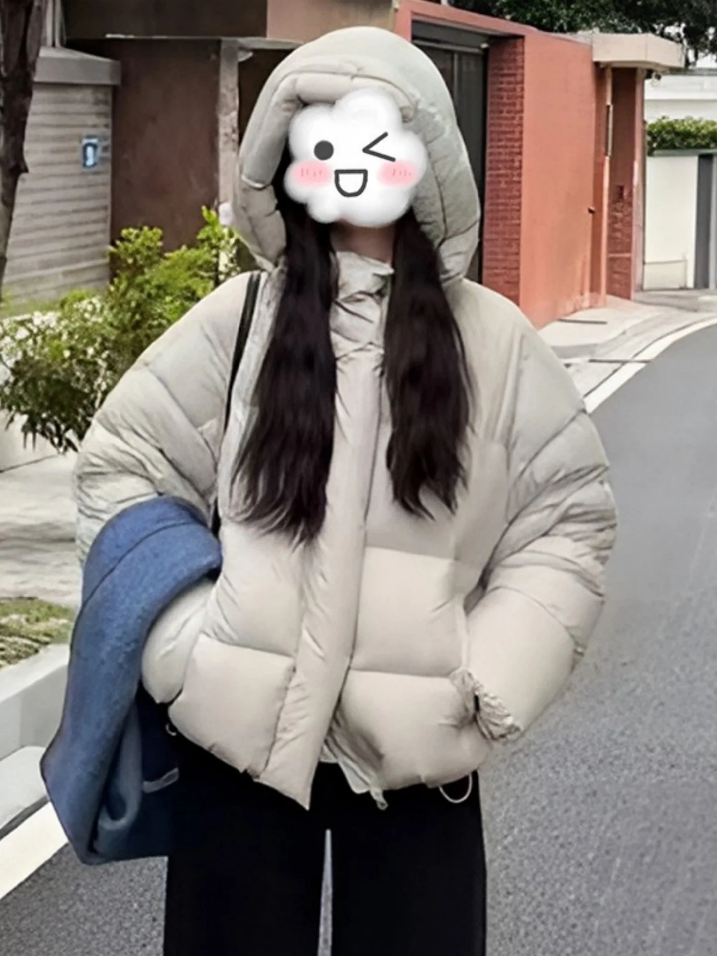 

Утепленная модная хлопковая куртка с капюшоном 2025 года, зимняя женская одежда больших размеров, универсальное хлопковое пальто-тренд