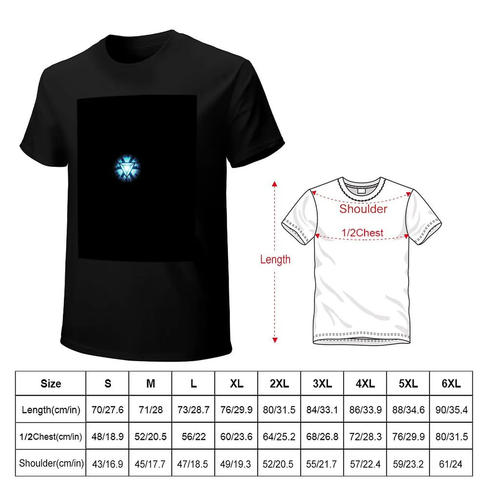 Arc Reactor under T-Shirt Holiday Party Tee Shirt