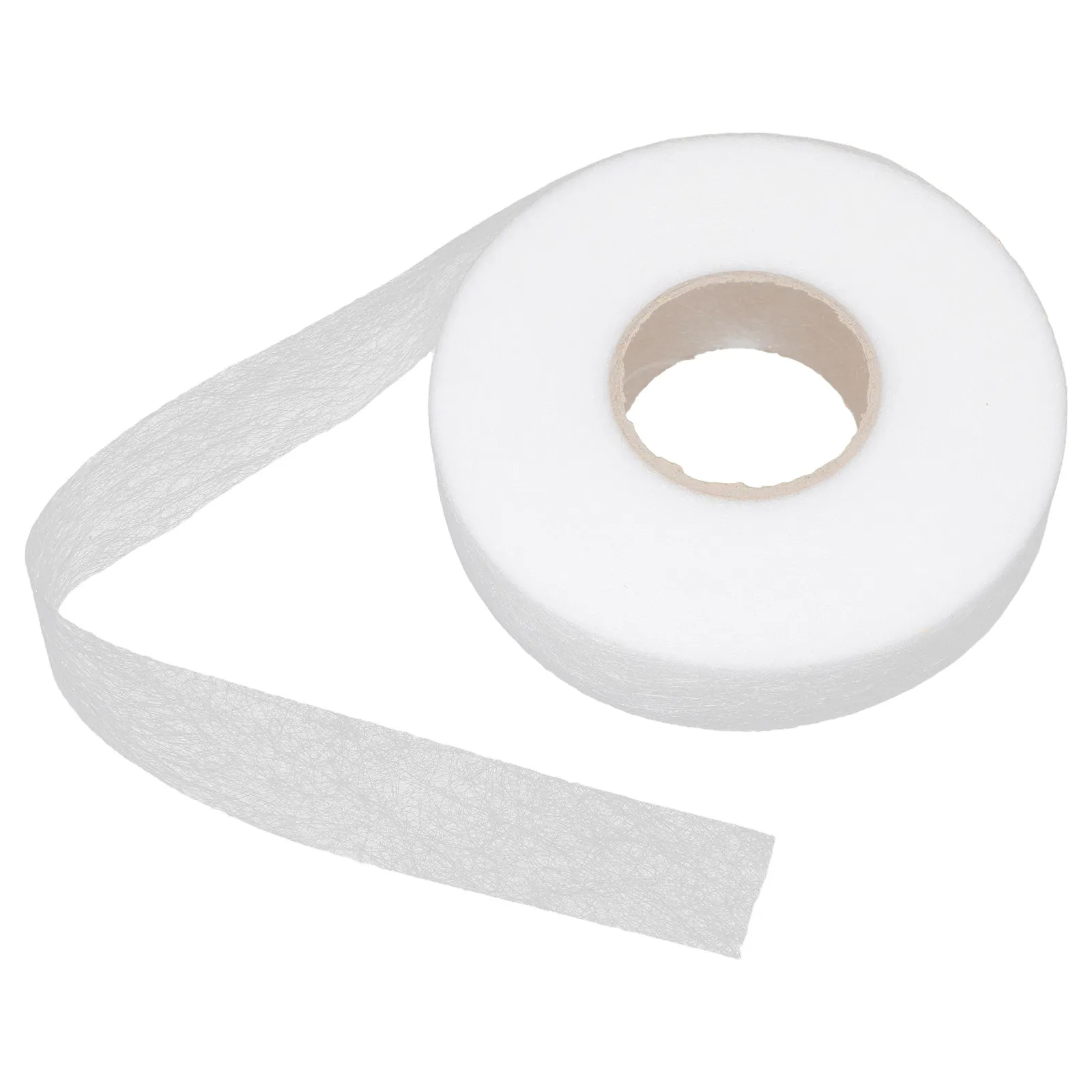 1 rollo de cinta adhesiva de doble cara para planchar sobre la tela, con adhesivo resistente, ideal para pantalones, ropa, cortinas y proyectos de bricolaje, para unir costuras.