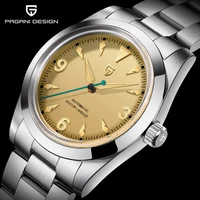 PAGANI DESIGN-Reloj de pulsera mecánico automático para hombre, deportivo, japonés, NH35A, acero inoxidable, Simple, resistente al agua, 2024 M, nuevo, 200