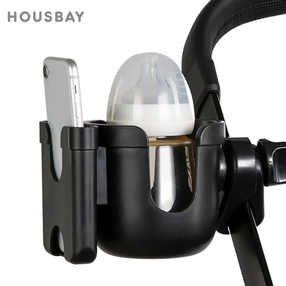 Cup Holder For Stroller Phone Holder Milk Bottle Support For Outing Anti-Slip Design Universal Pram Baby Stroller Accessories