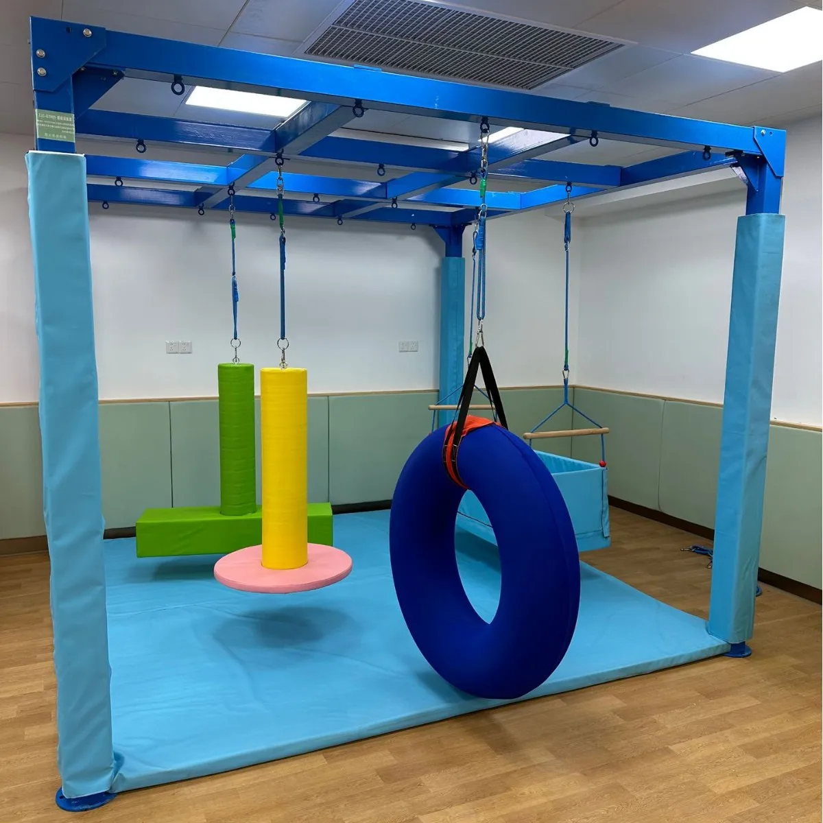 

Kindergarten indoor sensory integration training equipment Suspension swing equipment Rectangular swing swing frame Parent-child
