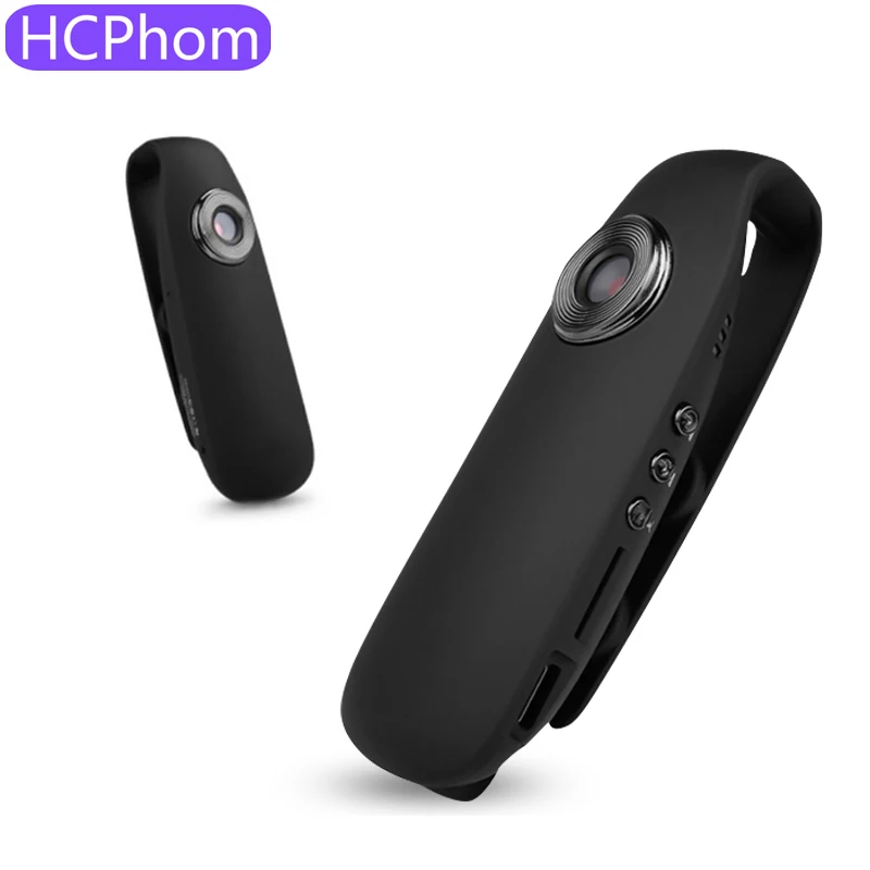 كاميرا يمكن حملها بالجسم مع تسجيل الصوت والفيديو 1080P كشف الحركة مسجل فيديو يمكن ارتداؤها كاميرا فيديو POV جيب مغناطيسي