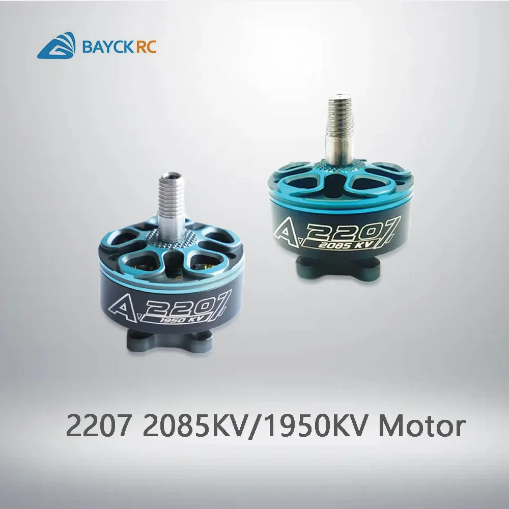 

BAYCKRC A Series 2207 Flower Flying Бесщеточный двигатель 2085KV/1950KV 3-6S для 5-дюймовых RC FPV Гоночный квадрокоптер для фристайла Дроны