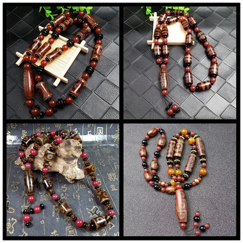 

Agate Chalcedony Three-Eyed Celestial Pearl And Nine-Eyed Celestial Pearl Jade Pendant Necklace Luxury Quality Jewelry Charms