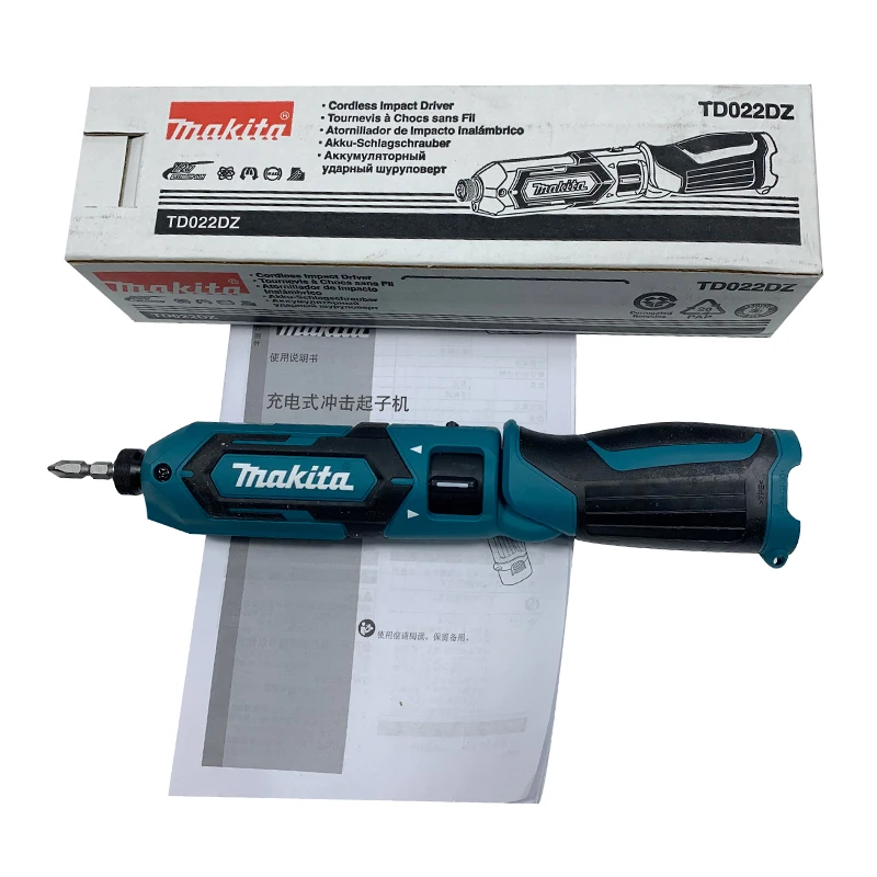Imagem -06 - Makita-recarregável Hit Impact Pen Driver Td022dz Td022d Azul