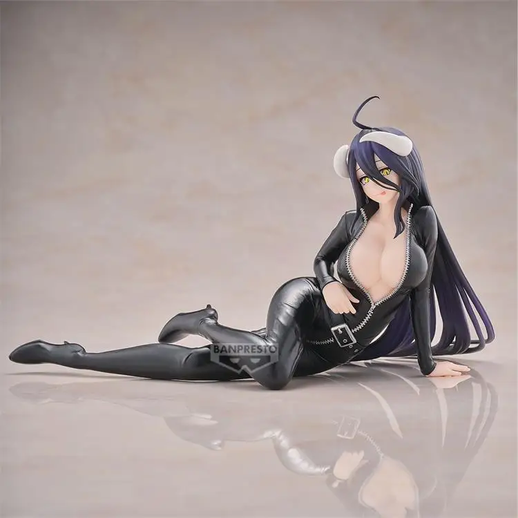 BANDAI Original Overlord Albedo หนัง Ver.Relax Time Action Figure งานอดิเรกสะสมเดสก์ท็อปเครื่องประดับ
