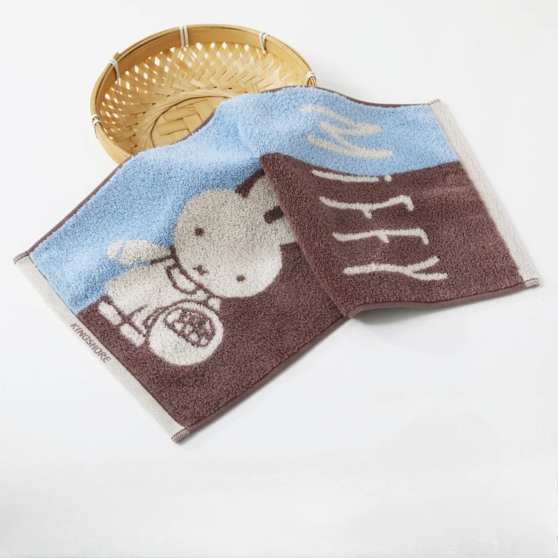 Miffy Kaninchen Zweidimensionales Hautfreundliches Atmungsaktives Cartoon-Handtuch Praktisch für Studentenwohnheime zum Waschen und Gesichtsreinigen – Detail 4