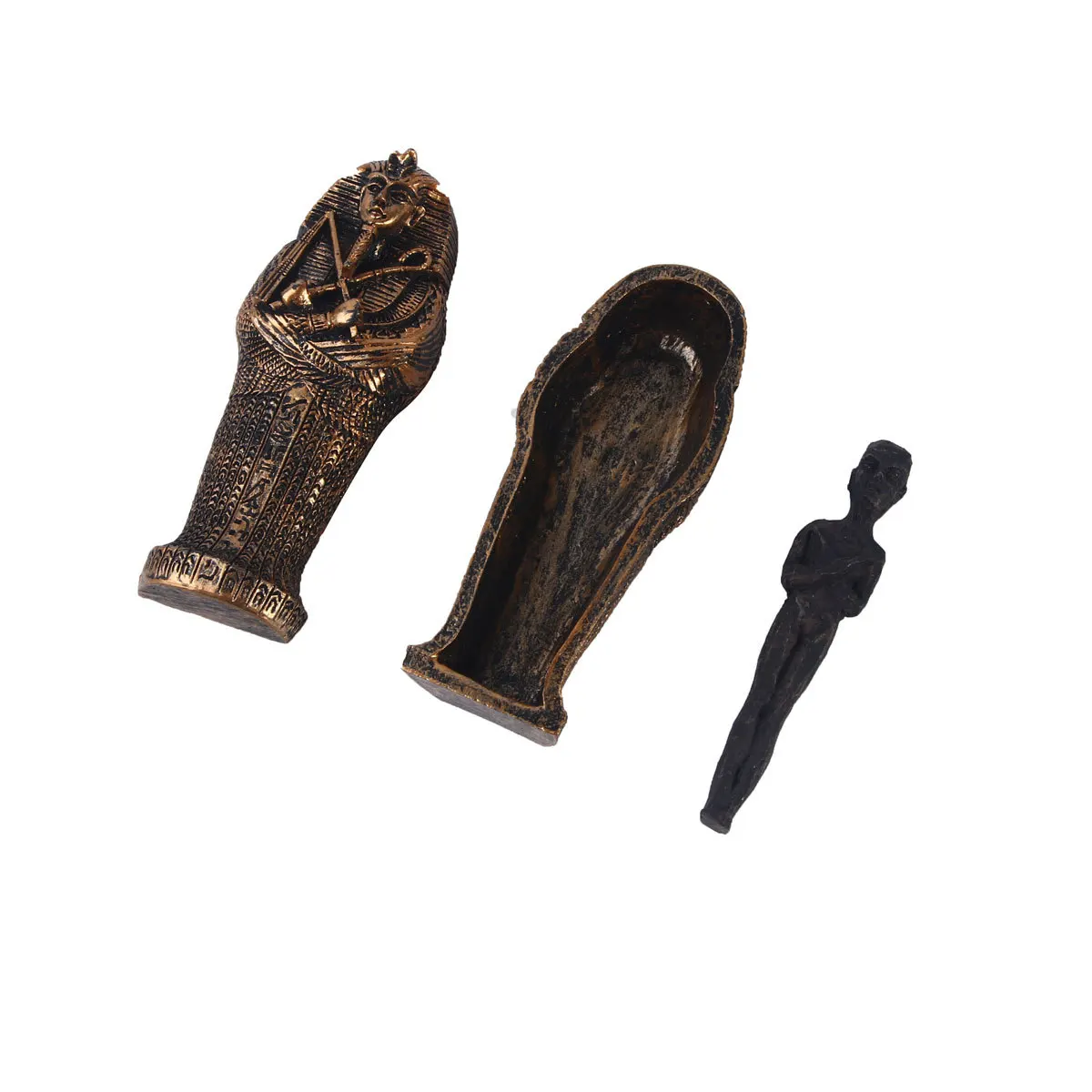 

Ancient Egyptian Pharaoh Cleopatra mummy coffin coffin Khufu pyramid props resin flower pot landscaping