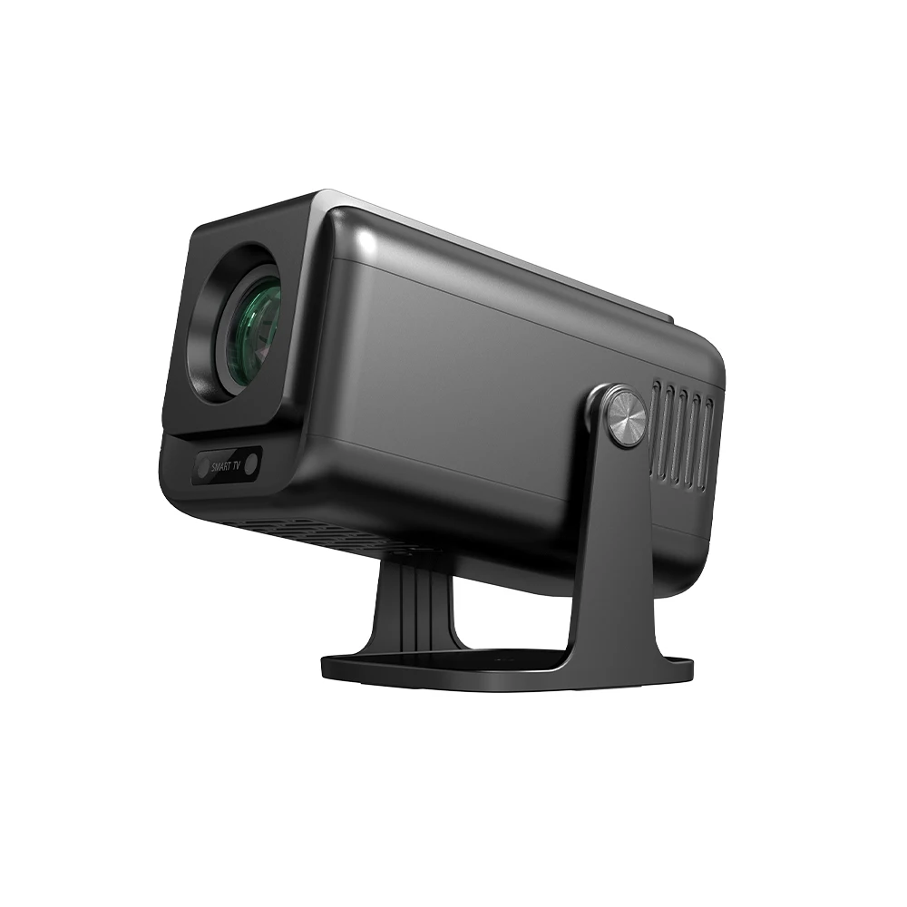 جهاز عرض hypeRock الذكي 1080P للسينما المنزلية مع نظام أندرويد، التركيز التلقائي وحجر المفاتيح، 300 ANSI لومن للفيلم الغامر