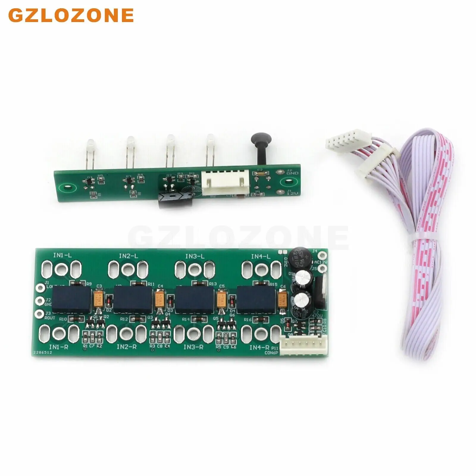 مفتاح زر واحد لإدخال صوت ستيريو ، واختيار المجلس ، MCU ، 4 طريقة ، B6-94