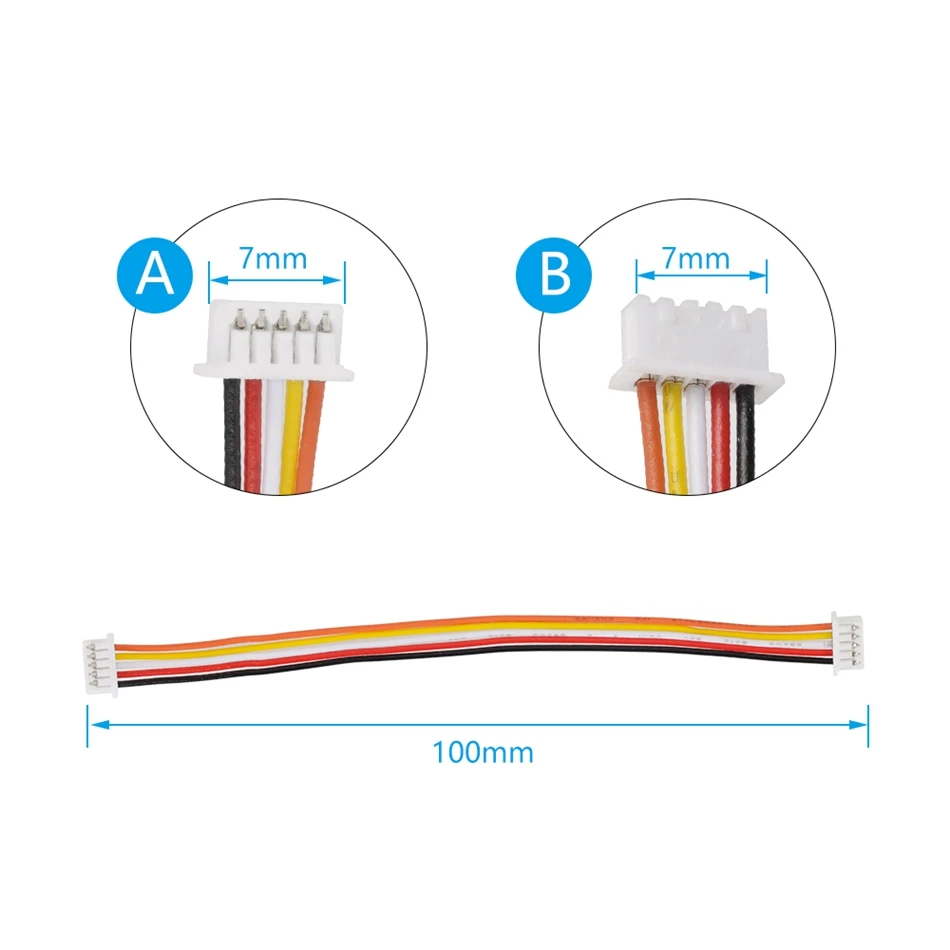 CR Touch Connection Cable Wire 5Pin 10cm For Connecting CR/BL/CT Touch With Sprite Extruder Pro For 3D Printer Accessories