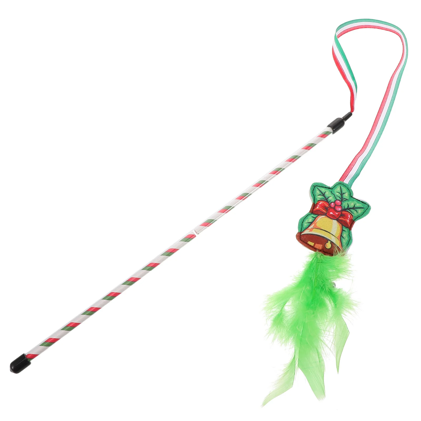 

Interactive Cat Teaser Wand Rotating Retractable Indoor Cat Teasing Stick Stimulate Hunting Instinct Engage Exercise