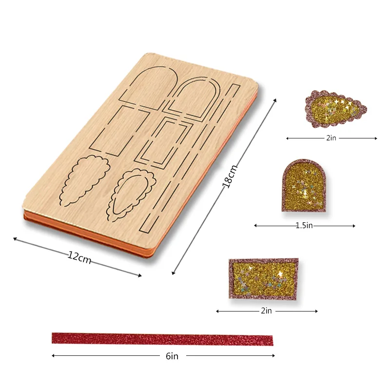 

SIZZIXDIES 1piece 2-inch 2-layer bow tie with wooden cutting dies suitable for most machines