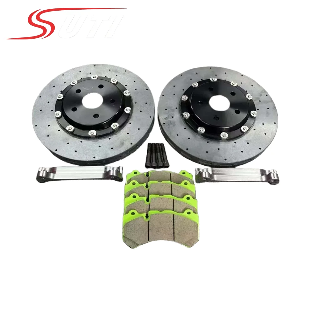 High Performance Carbon Ceramic Brake Discs, Customizable to Any Size, Modified Auto Brake Rotor Replacement Parts
