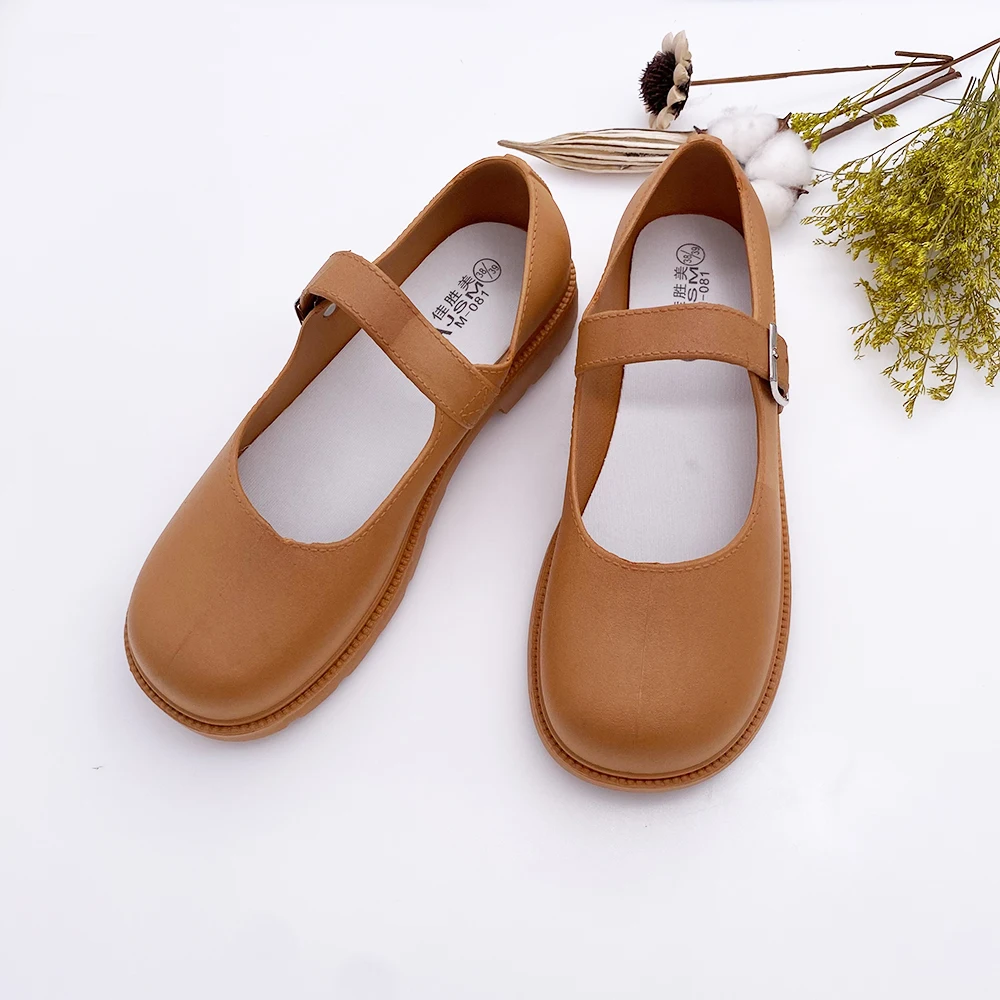 Women\'s Summer New PVC Single Shoe Slippers Fashion Daily Casual Sandals