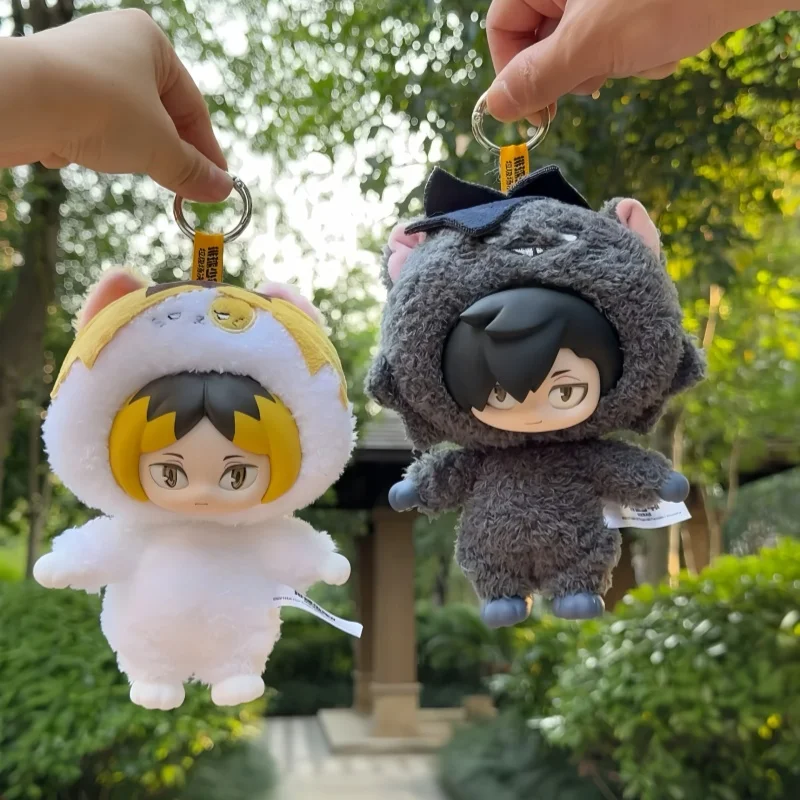 Pop Mart Haikyuu Blind Box Gong Kotak Misterius Asli Figur Anime Seri Pertempuran Sampah Hadiah Ulang Tahun untuk Mainan Anak-anak