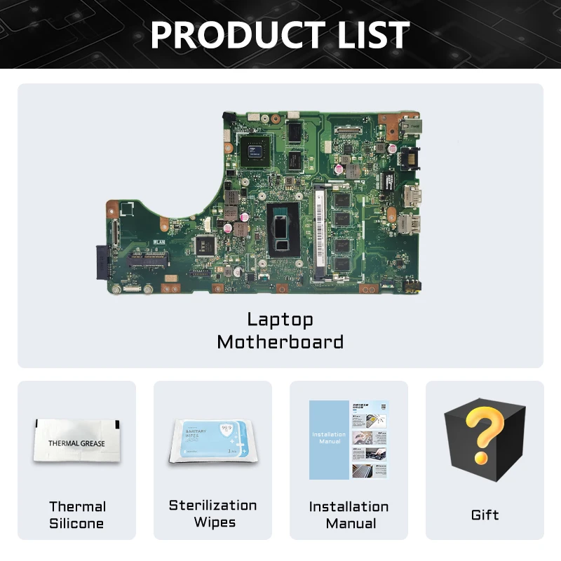 AKEMY TP550LD Mainboard For ASUS TP550LJ TP550LA TP550L J550LA J550LD Laptop Motherboard I3 I5 I7 4t - Image 6