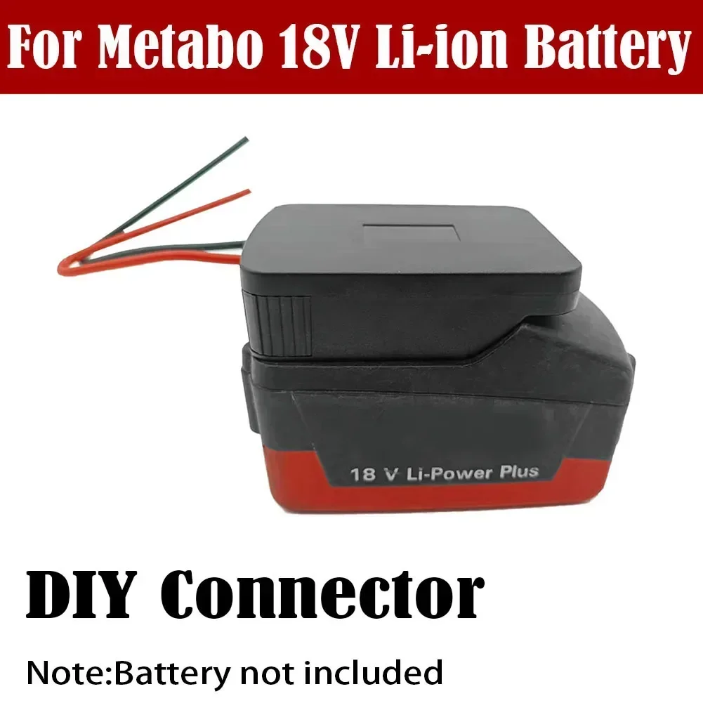 

Lithium Battery Adapter Compatible For Metabo 18v Dock Power Connector Suitable For 18v Battery Base Adapter Tools